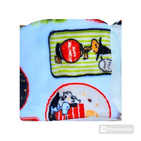 New 2024 Peanuts Halloween Twin Velvet Loft Throw - Picture 2 of 6